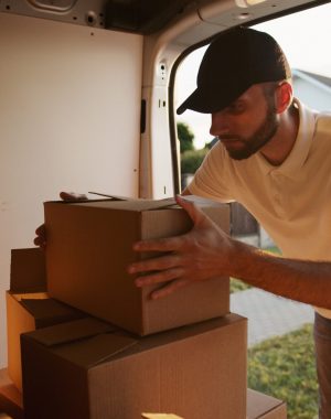 moving box in truck angle